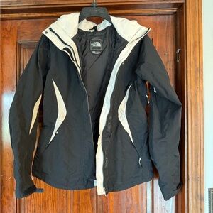 The North Face Women's Black and White Ski Jacket